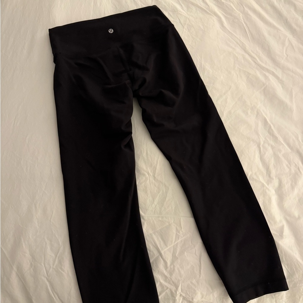 Black Lululemon Wunder Train Leggings